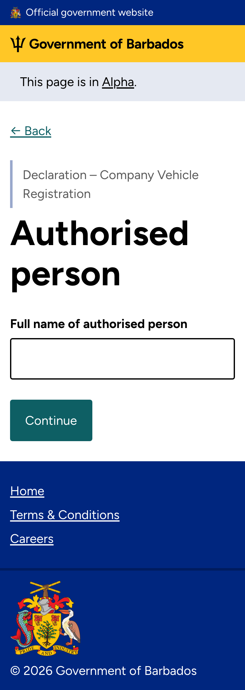 Authorised person