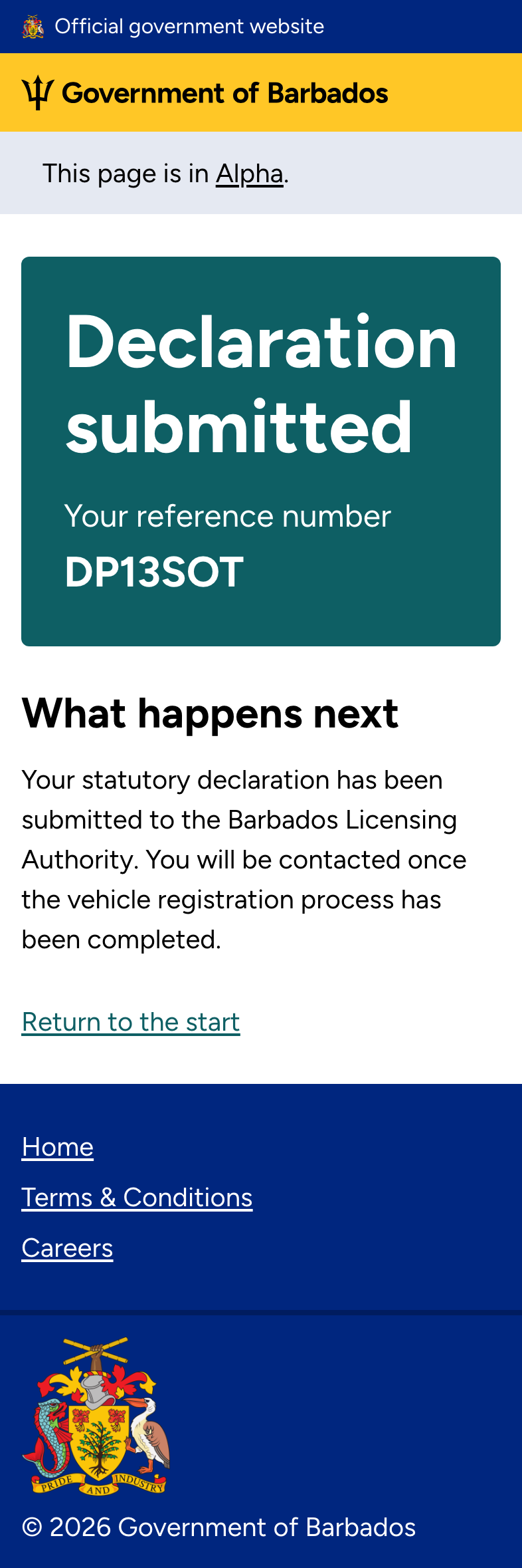 Confirmation
