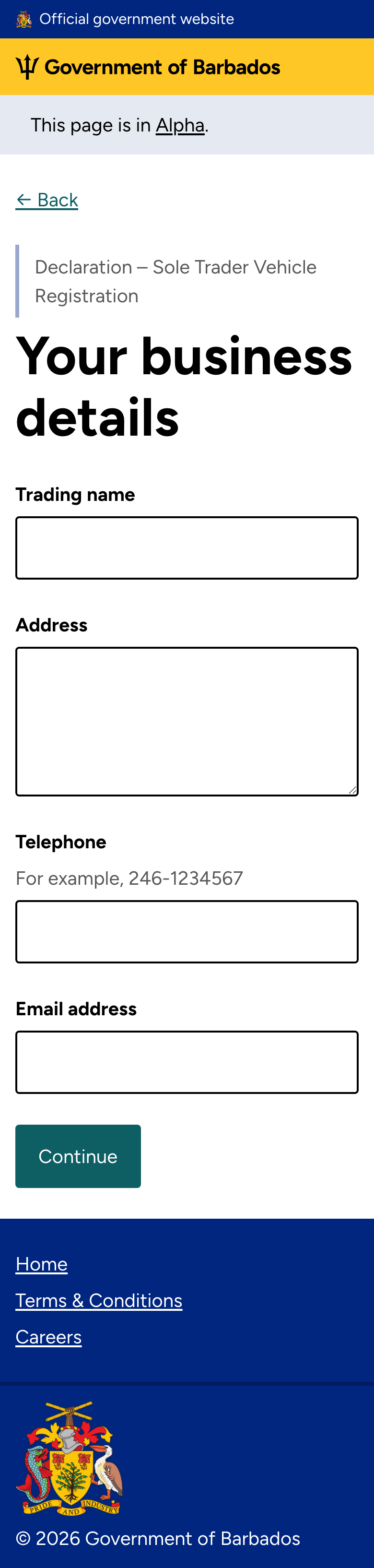 Business details