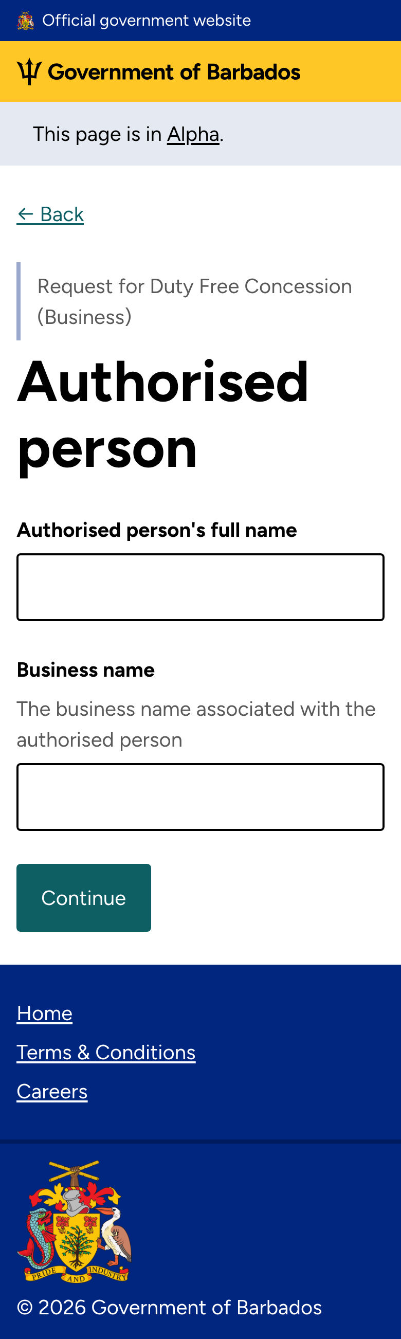 Authorised person