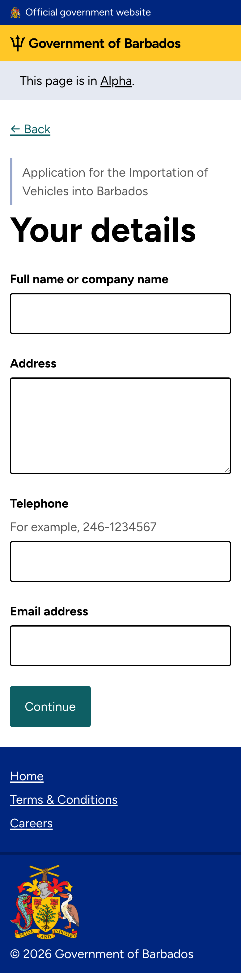 Your details