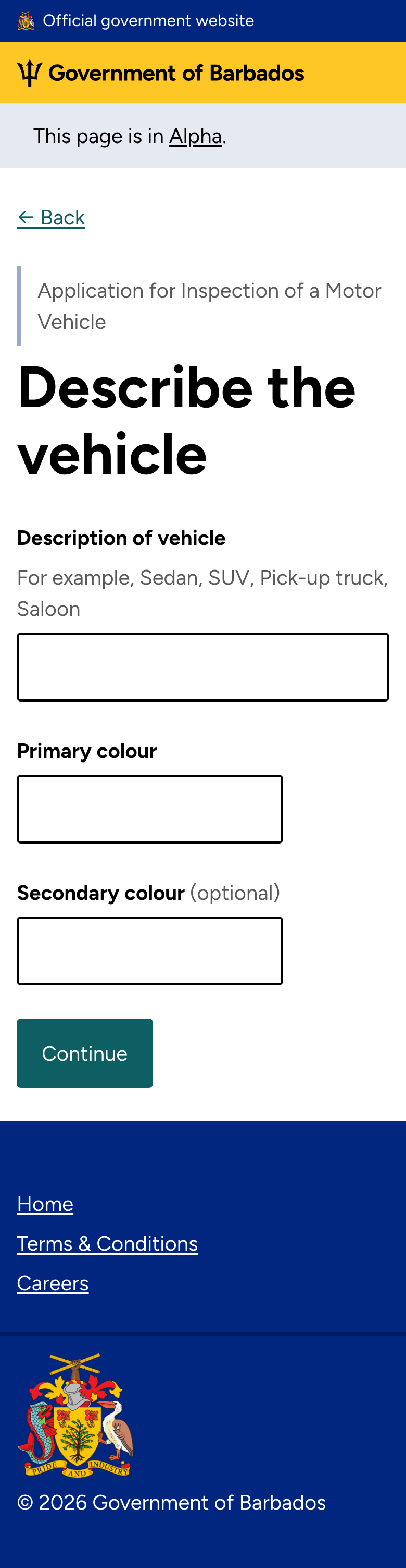 Vehicle description
