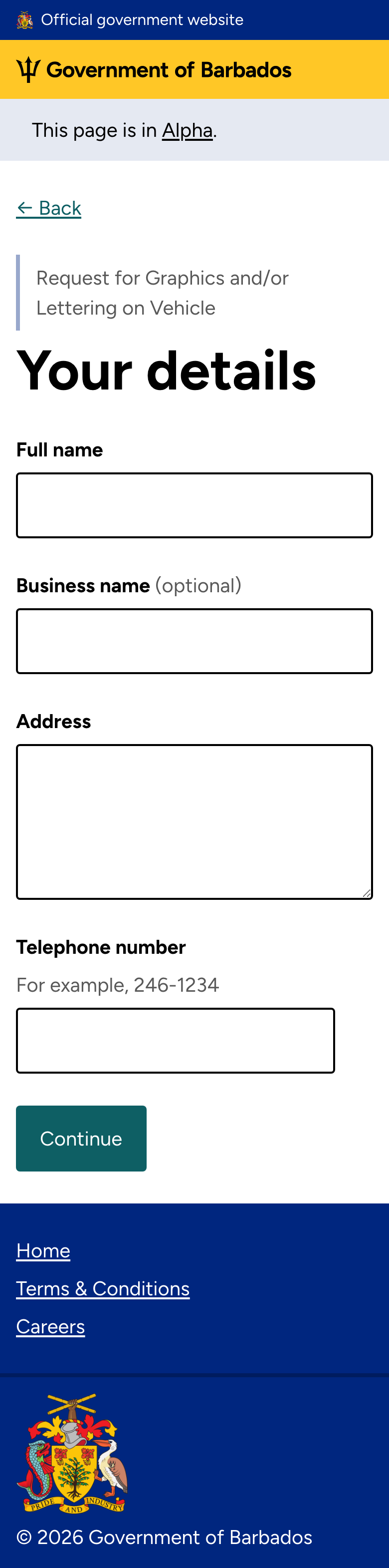 Your details