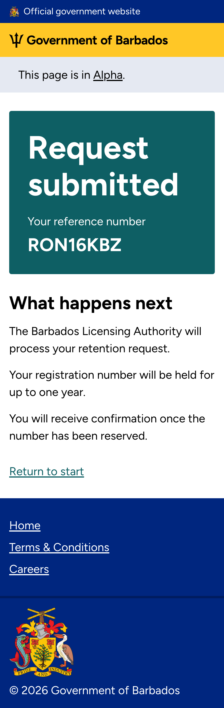 Confirmation