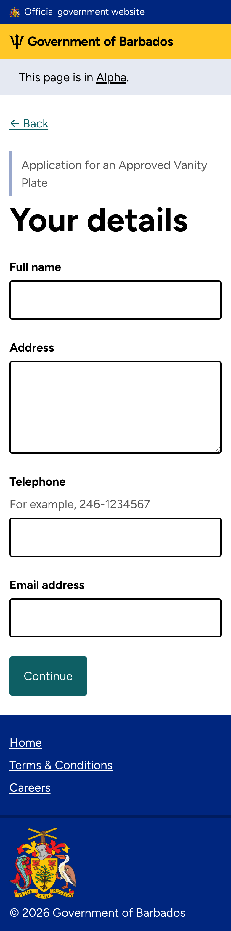 Your details