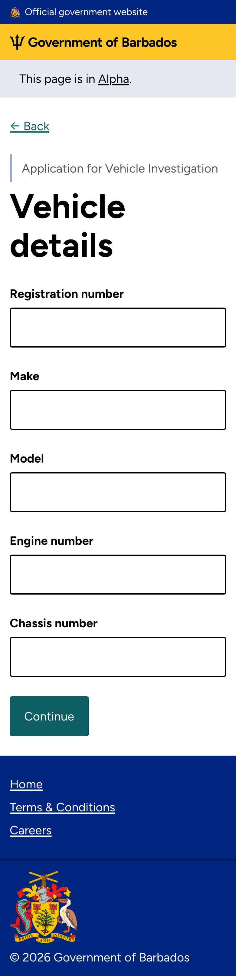 Vehicle details